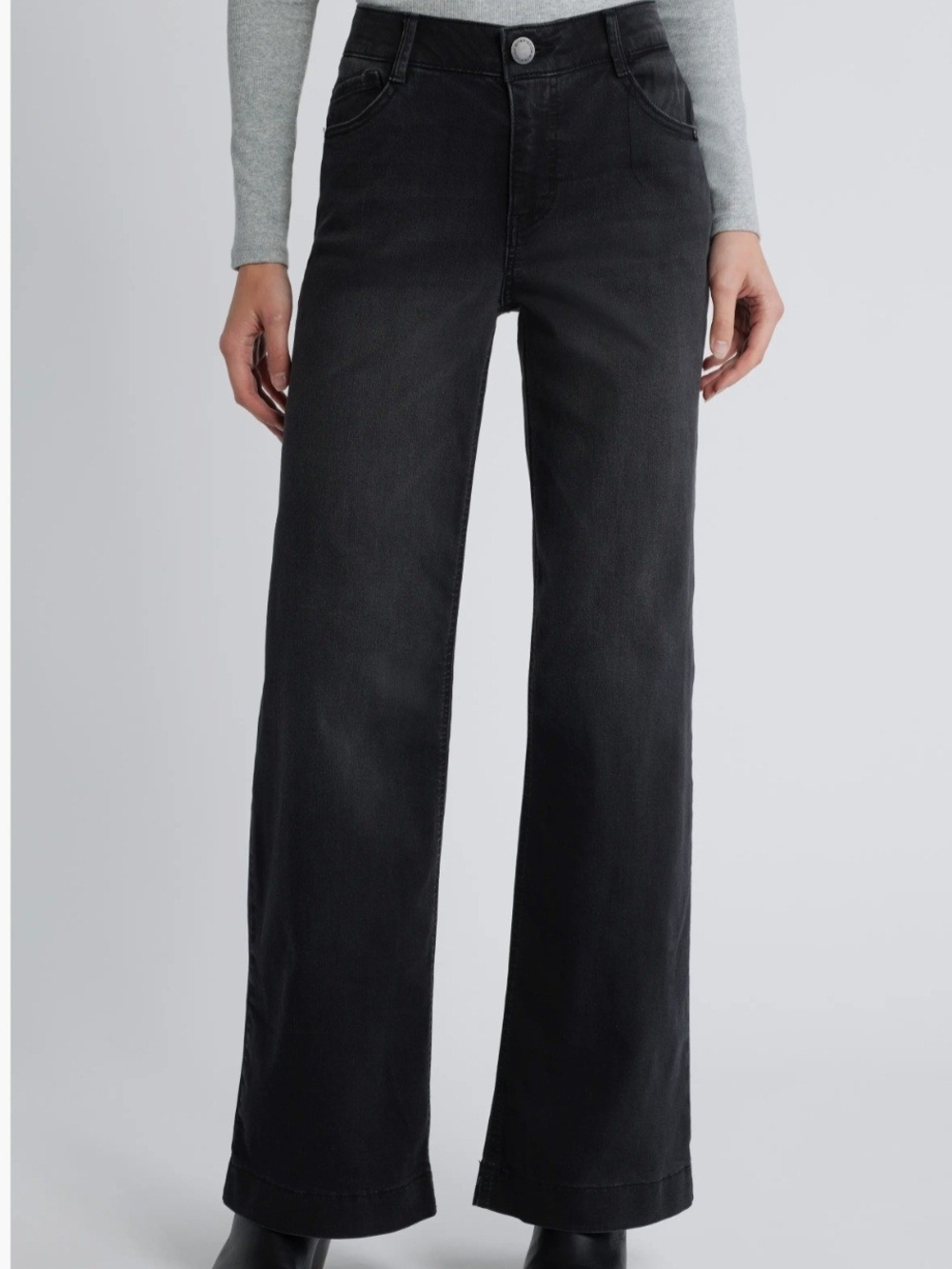 Wit & Wisdom Skyrise Wide Leg Jeans 12P Chic Boho NWT